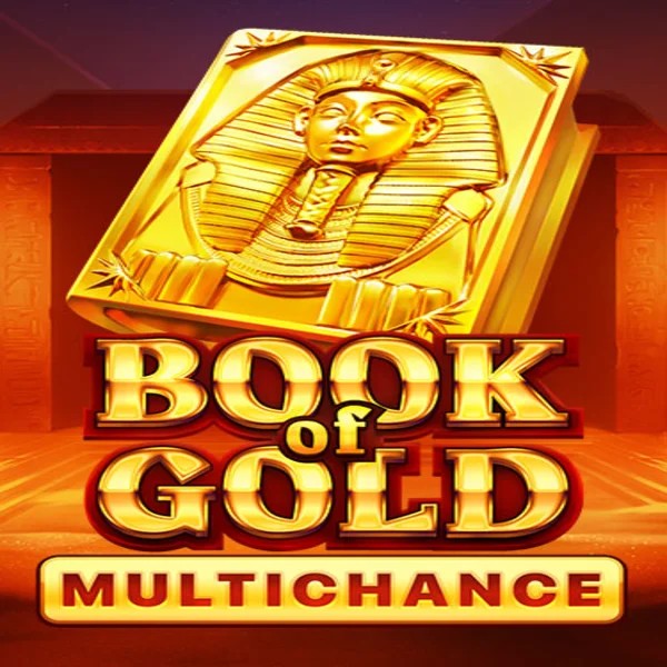 Book of Gold Multichance online game logo by Playson on instasinocasinoo.co.nl