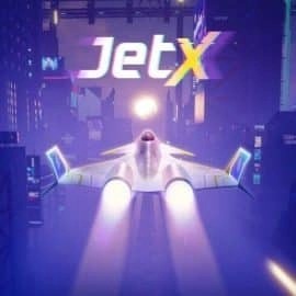 jetX slot logo by SmartSoft at Instasino CasinojetX