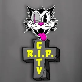 Logo of RIP City from Hacksaw Gaming at Instasino Casino