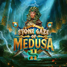 Official Slots logo: Stone Gaze of Medusa 2 by Stakelogic at Instasino Casino