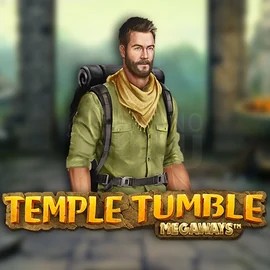 Slots logo of Temple Tumble Megaways from Relax Gaming at Instasino Casino